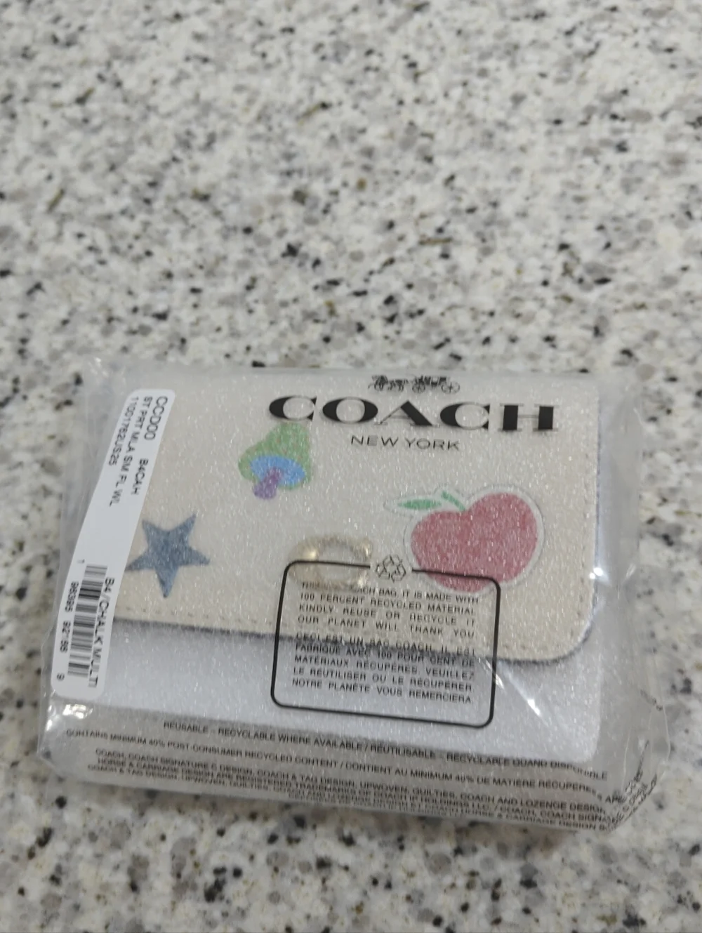 Coach Mila Small Flap Wallet With Sticker Print - Picture 3 of 9